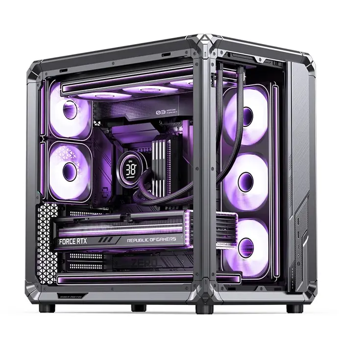 Jonsbo X400 Pro PC-Gehäuse, Midi-Tower, ATX, Tempered Glass - grau