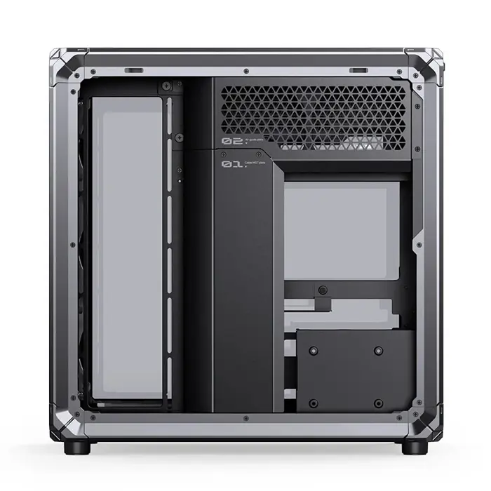 Jonsbo X400 Pro PC-Gehäuse, Midi-Tower, ATX, Tempered Glass - grau