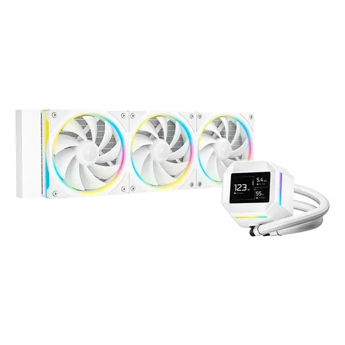 K Cooler Wasserkühlung Deepcool LM360 White