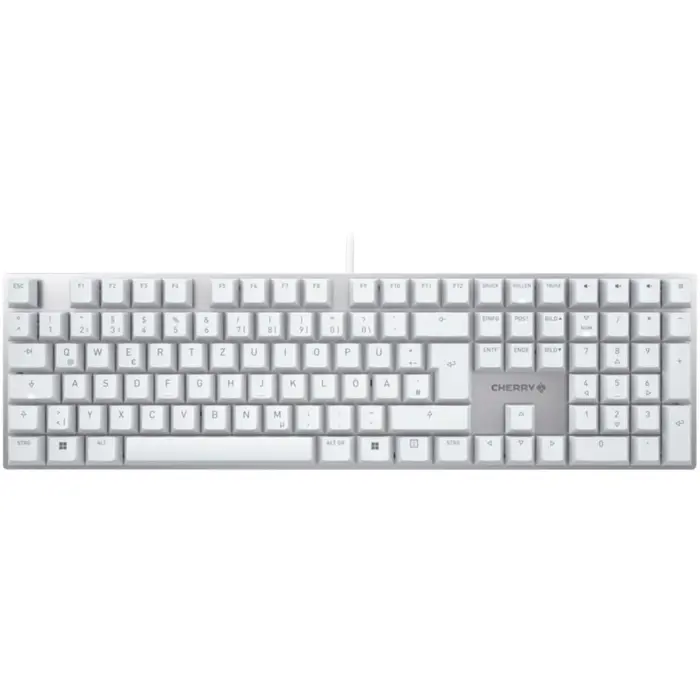 KC 200 MX (white/silver, DE-Layout, Cherry MX2A Brown)