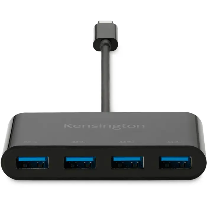 Kensington CH1200 USB-C 4 Port Hub, USB hub (black)