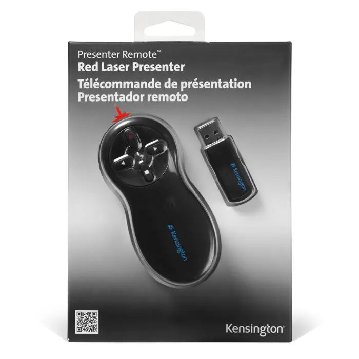 Kensington clear Presenter Si600 black/silver - 33374EU