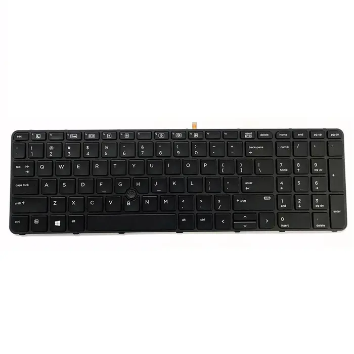 Keyboard HP 650 G2/G3;backlit, trackpoint, small enter, P/N 841145-001