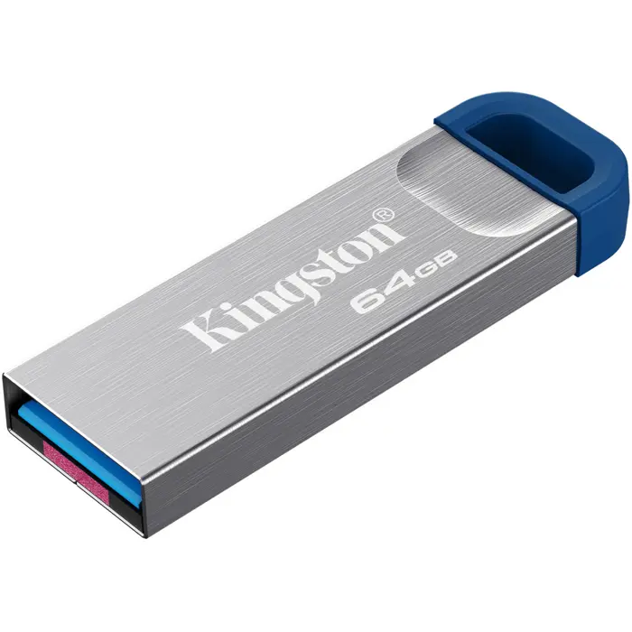 Kingston DataTraveler Kyson 64 GB (silver/blue)