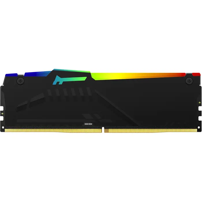 Kingston DDR5 32GB 5200 - CL - 40 - Single-Kit - DIMM - KF552C40BBA-32, fury beast RGB, black