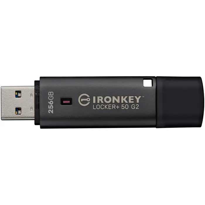 Kingston IronKey Locker+ 50 G2 256 GB (anthracite, USB-A 3.2 Gen 1)