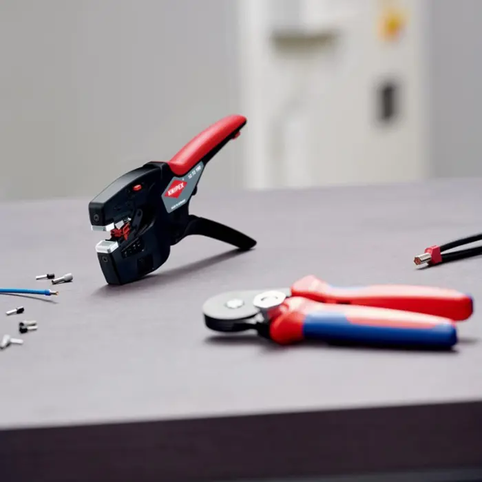 KNIPEX NexStrip electrician's multi-tool, stripping pliers (black/red)