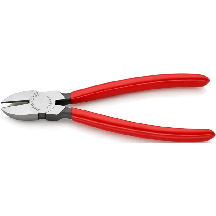 KNIPEX side cutters 70 01 180, cutting pliers (red, length 180mm)