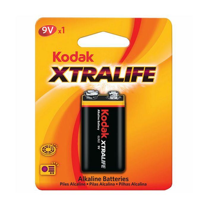 KODAK XTRALIFE ALKALINE 9V 6LR61