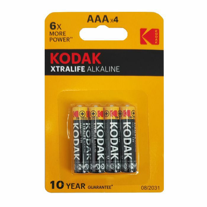 KODAK XTRALIFE ALKALINE AAA LR03 4X