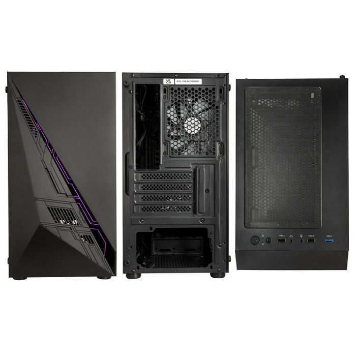 Kolink Inspire K2 Plus ARGB Micro-ATX Case, Tempered Glass - Black INSPIRE K2 PLUS ARGB