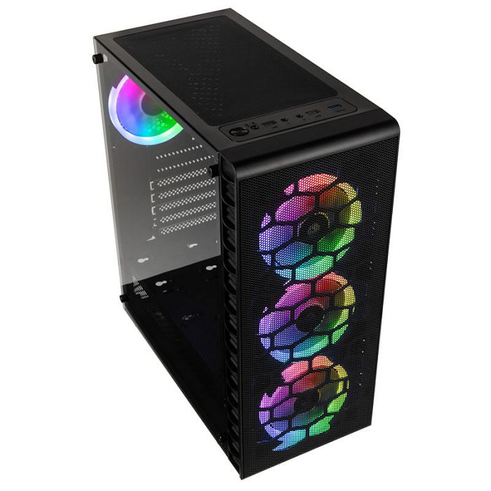 Kolink Observatory Lite Mesh RGB Midi-Tower - crno OBSERVATORY LITE MESH