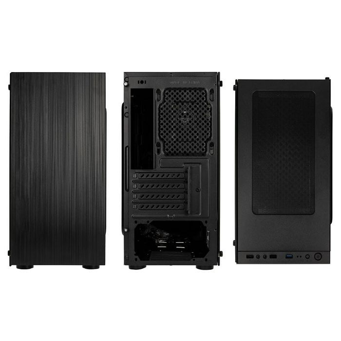 Kolink Stronghold M Micro-ATX case, tempered glass - black STRONGHOLD M