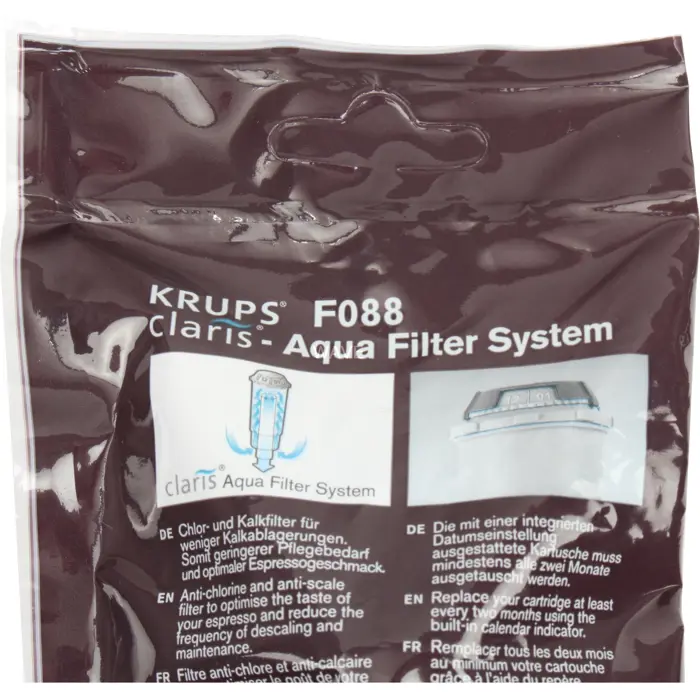 Krups filter insert F08801 for espresso machines, water filter