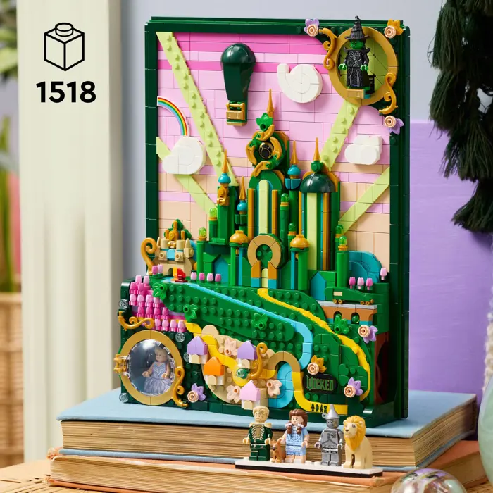 LEGO 75685 Wicked Emerald City Wall Art, Construction Toy