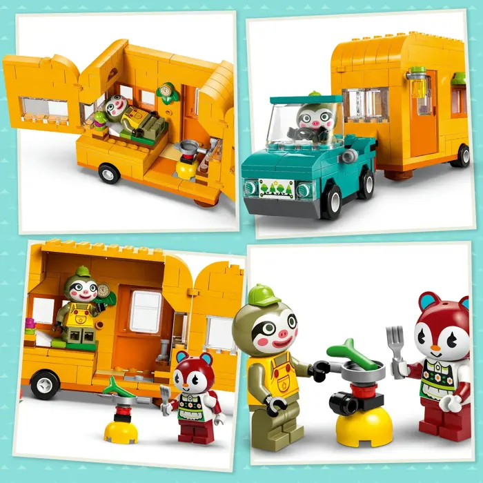 LEGO 77054 Animal Crossing Gerd's Trailer & Nursery, Construction Toy