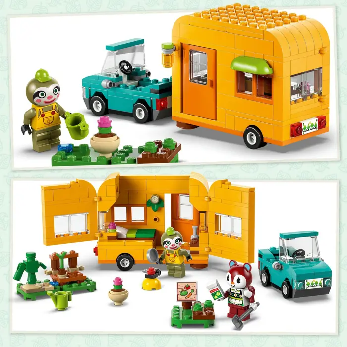 LEGO 77054 Animal Crossing Gerd's Trailer & Nursery, Construction Toy