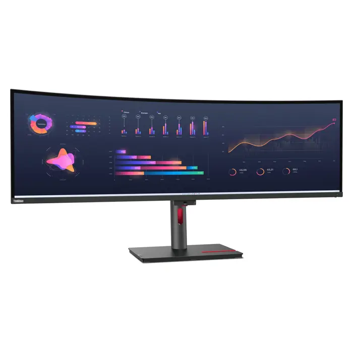 Lenovo | ThinkVision | P49w-30 | 49 " | IPS | 32:9 | 60 Hz | 4 ms | 5120 x 1440 | 350 cd/m2 | HDMI ports quantity 2 | Black | Warranty 36 month(s)