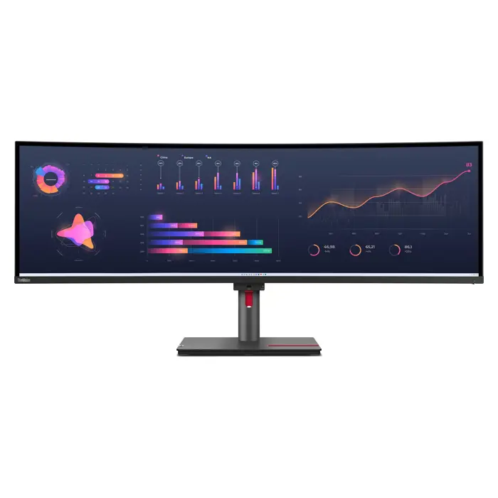 Lenovo | ThinkVision | P49w-30 | 49 " | IPS | 32:9 | 60 Hz | 4 ms | 5120 x 1440 | 350 cd/m2 | HDMI ports quantity 2 | Black | Warranty 36 month(s)
