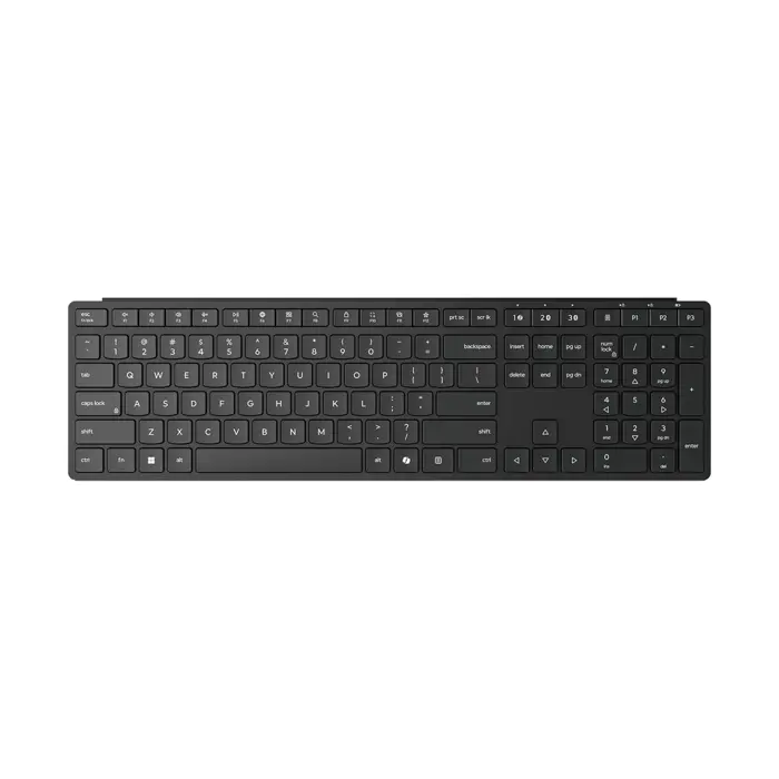 Lenovo Wireless Multi-Mode Pro 6000 keyboard Home/Office RF Wireless + Bluetooth QWERTY US English Black