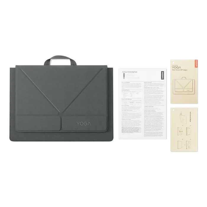 Lenovo | Yoga Tote Sleeve | Fits up to size 14 " | Sleeve | Grey