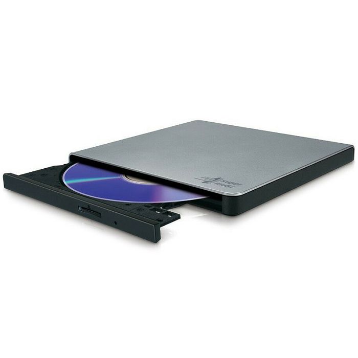 LG GP57ES40 external slimline DVD-RW drive, silver, USB 2.0-GP57ES40.AHLE10B