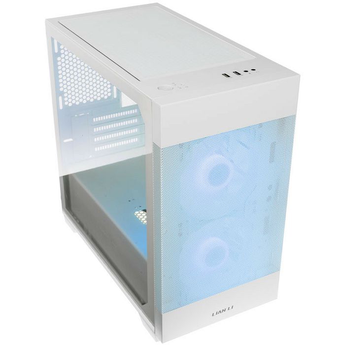 Lian Li LANCOOL 205M Mesh Micro-ATX-kućište, Tempered Glass - bijelo LANCOOL 205M Mesh Snow