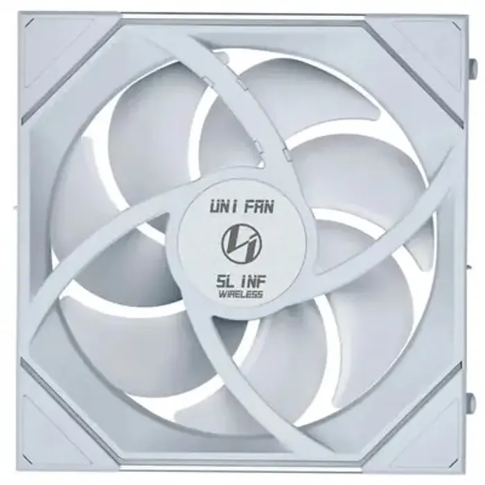 Lian Li UNI FAN SL-INF Wireless Lüfter, ARGB, PWM - Reverse Blade, 140mm, weiß