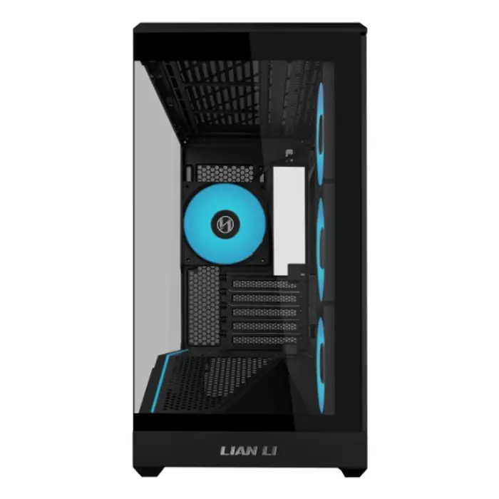Lian Li VECTOR V100 MINI PC-Gehäuse, Micro-ATX, Tempered Glass - schwarz