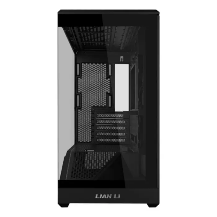 Lian Li VECTOR V100 MINI PC-Gehäuse, Micro-ATX, Tempered Glass - schwarz