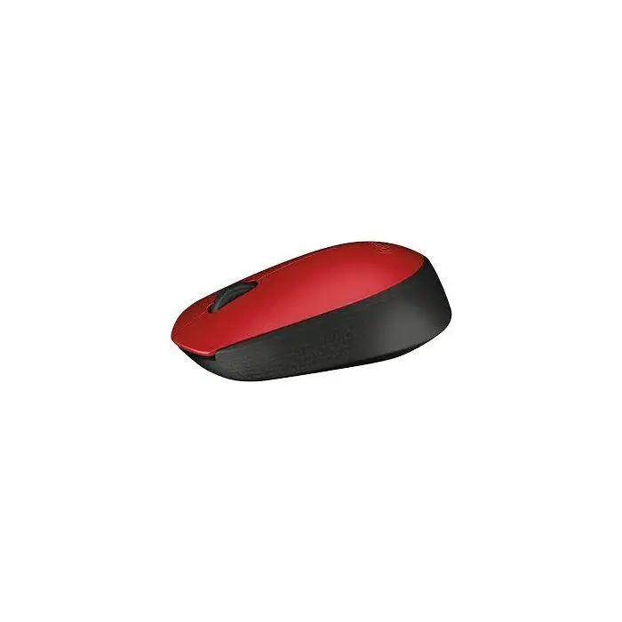 Logitech M171 Wireless small mouse, red