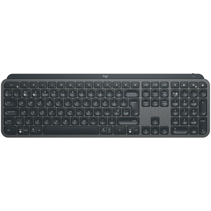 LOGITECH MX Keys Bluetooth Illuminated Keyboard - GRAPHITE- US INTL - B2B