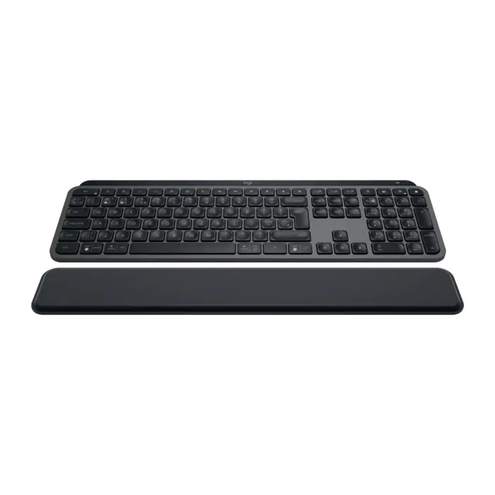 Logitech MX Keys S Plus bežična bluetooth tipkovnica, palm rest, grafit (920-011586)