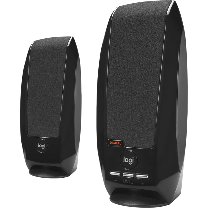 Logitech Speakers 2.0 S150 RMS 1.2W USB Black