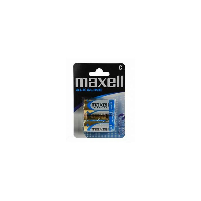 Maxell alkalne baterije LR-14/C, 2 komada