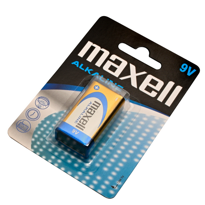 Maxell alkalna baterija 6LR61/9V Bloc, 1 komad