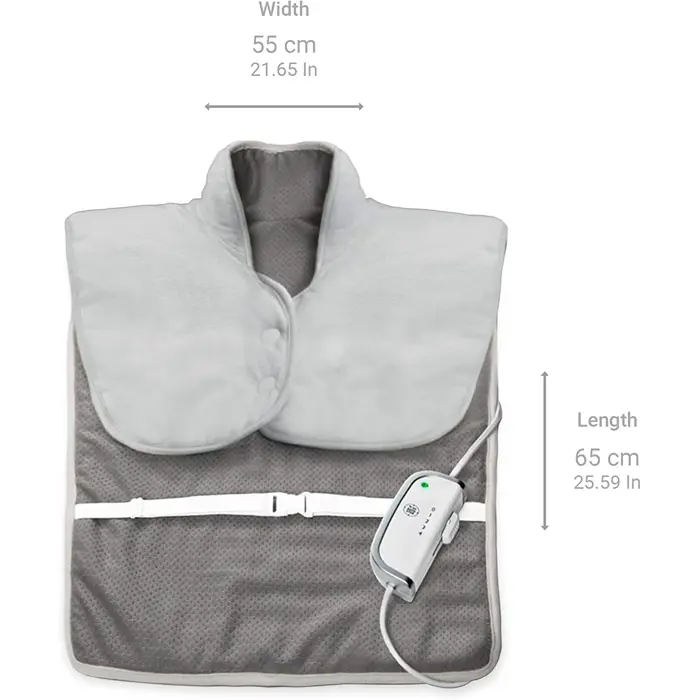 Medisana shoulder and back heating pad HP 630 (grey)