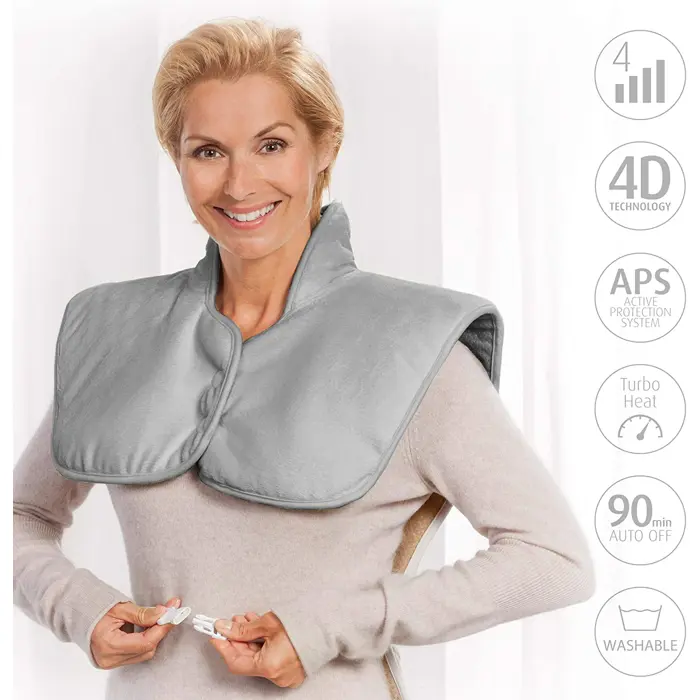 Medisana shoulder and back heating pad HP 630 (grey)