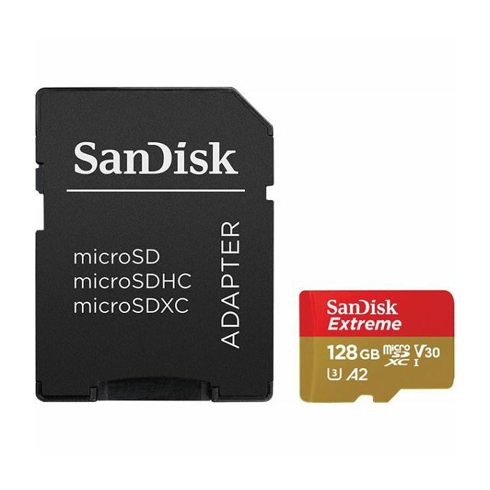 Memorijska kartica SanDisk Extreme microSDXC, A1, V30, U3 128GB