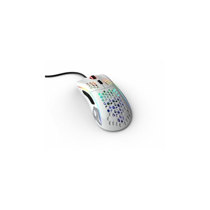 Miš GLORIOUS PC Gaming Race Model D- Gaming Mouse, RGB, optički, 12000dpi, glossy bijeli, USB