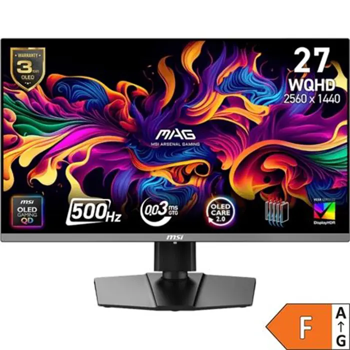 MON 27 MSI MAG 272QP QD-OLED X50
