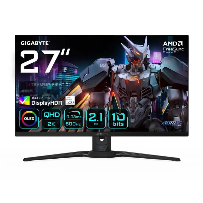 MONITOR GIGABYTE OLED 27" AORUS FO27Q5P 500Hz