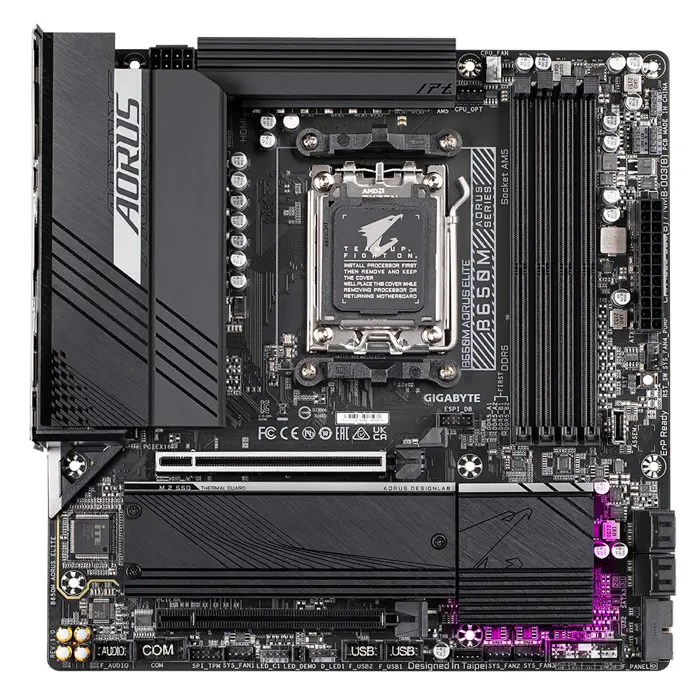 Motherboard Gigabyte B650M AORUS ELITE (B650, AM5, mATX, DDR5)