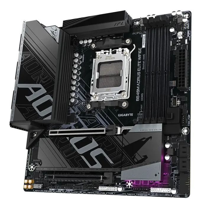 Motherboard Gigabyte B840M Elite WIFI6E (B840, AM5, mATX, DDR5)