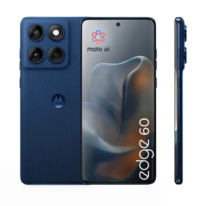 Motorola edge 60 16.9 cm (6.67") Dual SIM Android 15 5G USB Type-C 12 GB 256 GB 5200 mAh Blue