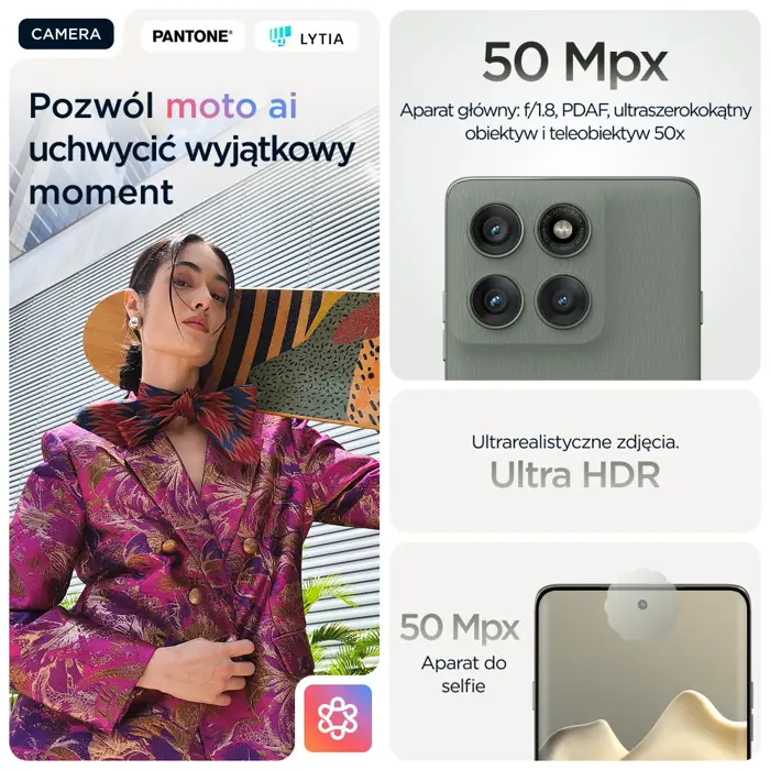 Motorola edge 60 pro 16.9 cm (6.67") Dual SIM Android 15 5G USB Type-C 12 GB 512 GB 6000 mAh Grey