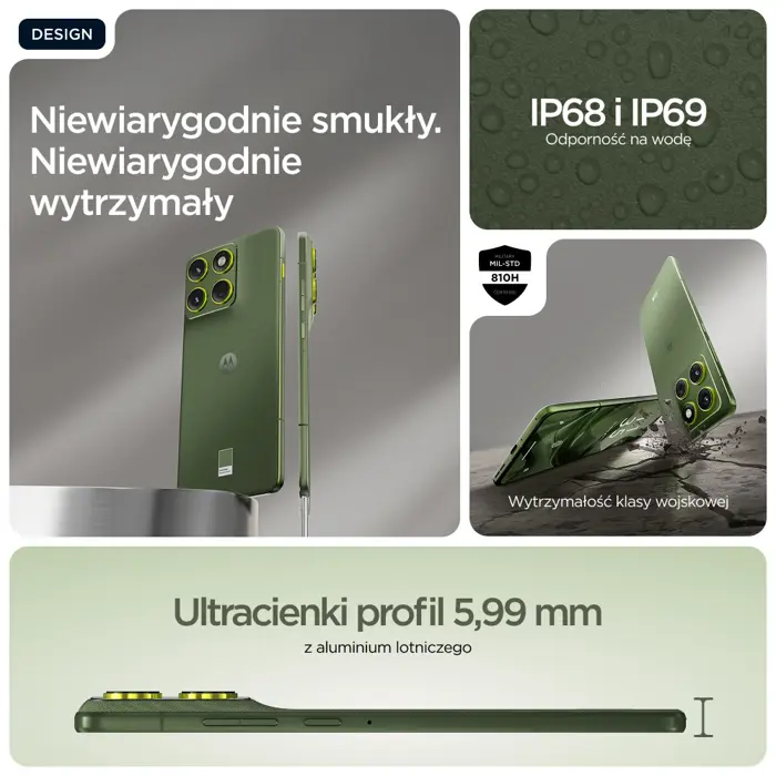 Motorola edge 70 17 cm (6.7") Dual SIM Android 16.0 5G USB Type-C 12 GB 512 GB 4800 mAh Green