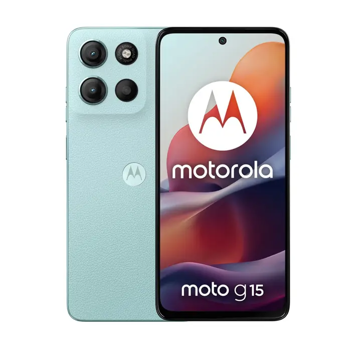 Motorola moto g15 17.1 cm (6.72") Dual SIM Android 15 4G USB Type-C 8 GB 128 GB 5200 mAh Light Blue