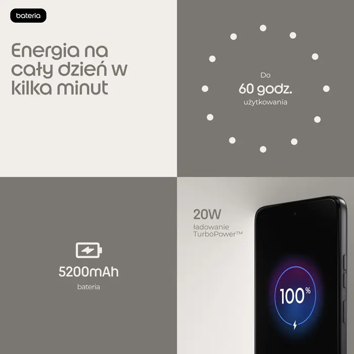 Motorola Moto G47 5G 8/128GB PANTONE Impenetrable Gray