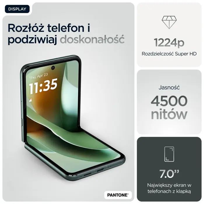 Motorola razr 60 ultra 17.7 cm (6.96") Dual SIM Android 15 5G USB Type-C 16 GB 512 GB 4700 mAh Green